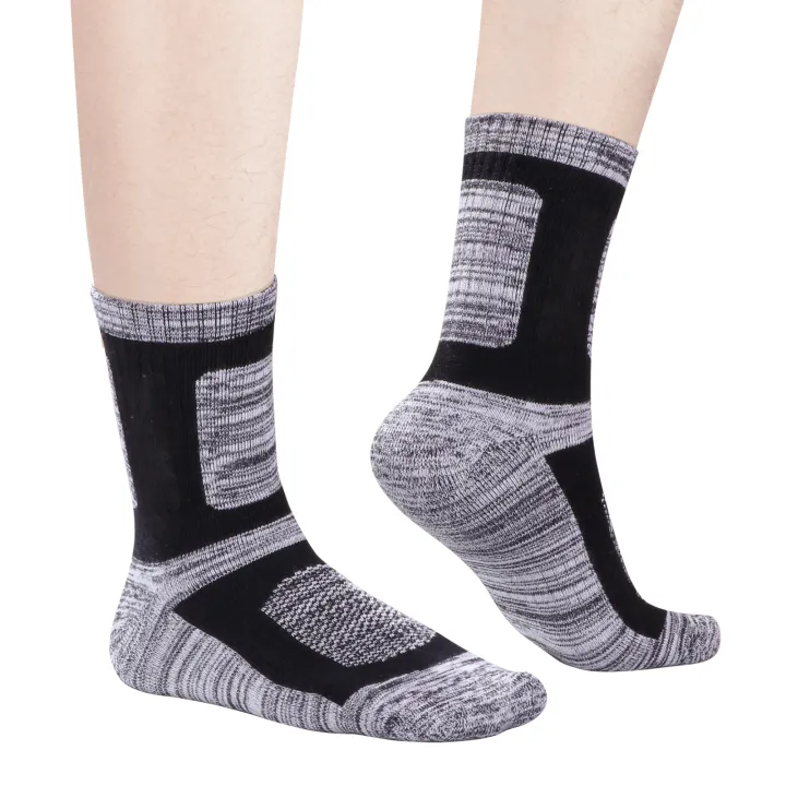 YUEDGE%20Mens%20Sock%20Moisture%20Wicking%20Cushioned%20Crew%20Athletic%20Socks%205Pairs%20Walking%20Hiking%20Socks%20Padded%20Work%20Boot%20Socks%20For%20Men%2037-46%20-%20Image%204
