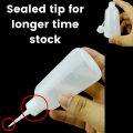 Dispensers Applicator Kit Empty Plastic Squeeze Bottles Dropping Tube Nozzle and Blunt Tip Needle Works for Liquid Glue and Ink. 