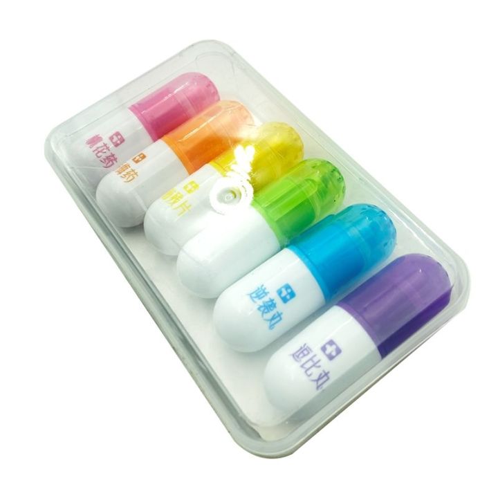 Mini%20Capsule%20shaped%20highlighter%20pens%20for%20writing%20Cute%20marker%20-%20Image%204