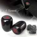 Universal Aluminum Black Manual 5/6 Speed Shift Knob Weighted Gear Stick Shifter Lever Handle Fit Most Cars.