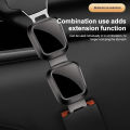 1/2PCS Car Seat Belt Clip Extender Safety Buckle for Tesla Porsche Thick Insert Socket Extender Lock Buckle Plug. 