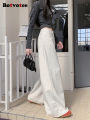 Botvotee Milk White Baggy Jeans Women Spring Summer 2025 New Korean Fashion Causal Y2k Loose Oversized High Waisted Jeans. 