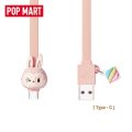 Pop Mart charging cable. labubu (Type-C cable) is not available and shipped from Thailand.. 