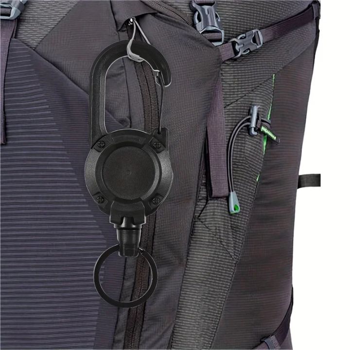 1/2/4pcs%20Extendable%20Retractable%20Holders%20Keychain%20Badge%20Reels%20Heavy%20Duty%20Clip%20With%20Carabiner%20Key%20Chain%20For%20Men%20Outdoor%20Bags%20-%20Image%207
