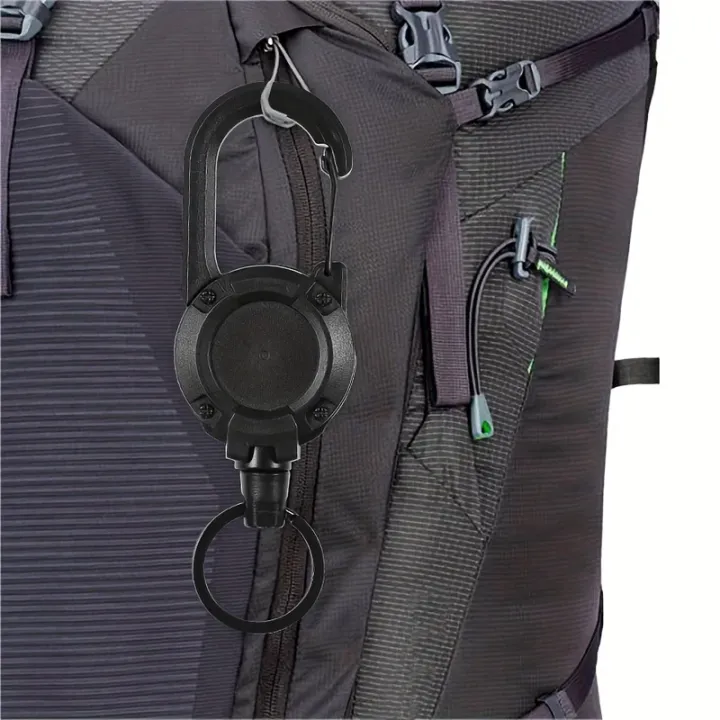 1/2/4pcs%20Extendable%20Retractable%20Holders%20Keychain%20Badge%20Reels%20Heavy%20Duty%20Clip%20With%20Carabiner%20Key%20Chain%20For%20Men%20Outdoor%20Bags%20-%20Image%207
