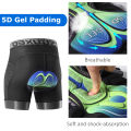 Arsuxeo Men Cycling Underwear Shorts 5D Gel Padded Quick Dry MTB Bike Bicycle Riding Shorts. 