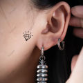 Waterproof Temporary Tattoo Sticker English Letter Star Moon Anchor Fly Bird Fake Tatto Flash Tatoo finger Tato for Girl Women. 