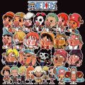OnePiece 28 sheets Japan anime cartoon big size anime 10-12cm one piece reusable sticker. 