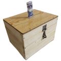 Customized money saver box made with wood permium designer. 