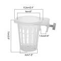 2pcs Fish Tank Planting Cup Hydroponic Support Basket Water Grass Aquatic Plant Holder Flower Pot Hanging Aquarium Accessories.