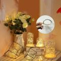 Led Copper Wire Fairy Lights String Button Battery Light DIY Waterproof Garland Christmas Wedding Decoration String Lights. 