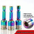 8mm Non-Magnetic Impact Socket High Torque CR-V Steel Socket Bits Hex Shank Nut Screwdriver Driver Impact Drivers Socket Adapter.