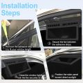 New 3 Head Car Exhaust Fan USB Rechargeable Solar High Wind Power Air Circulation Cooling Heat Dissipation No Tool Easy Install.