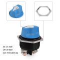 Car Battery Race Rally Switch 50 100 200 300A blue Battery Disconnector Isolator Cut Off Switch Kit For RV Motorcycle Truck Boat.
