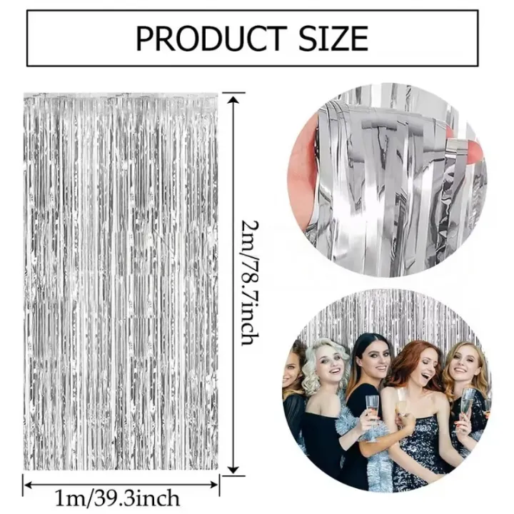 1/2/3Pack%20Glitter%20Party%20Backdrop%20Metallic%20Foil%20Tinsel%20Fringe%20Curtain%20Birthday%20Wedding%20Graduations%20Decoration%20Anniversary%20Photo.%20-%20Image%203