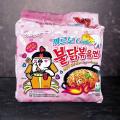 Samyang Buldak Carbonara Hot Chicken Flavour Ramen 650gram (130g x 5 packet). 