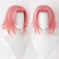 Anime Haruno Sakura Wig Short Pink Heat Resistant Girl Synthetic Hair Play Role Patry Wigs. 