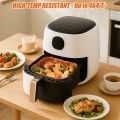 2PCS Air Fryer Magnet Silicone Buckle for Holding Down Air Fryer Parchment Paper Lock Disposable Liners Prevent Paper to Burn.