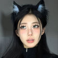 1PC Halloween Cat Ear Cosplay Headband for Women - 2026 New Style, Cute Hairband for Face Washing, Photo-Ready Headpiece. 