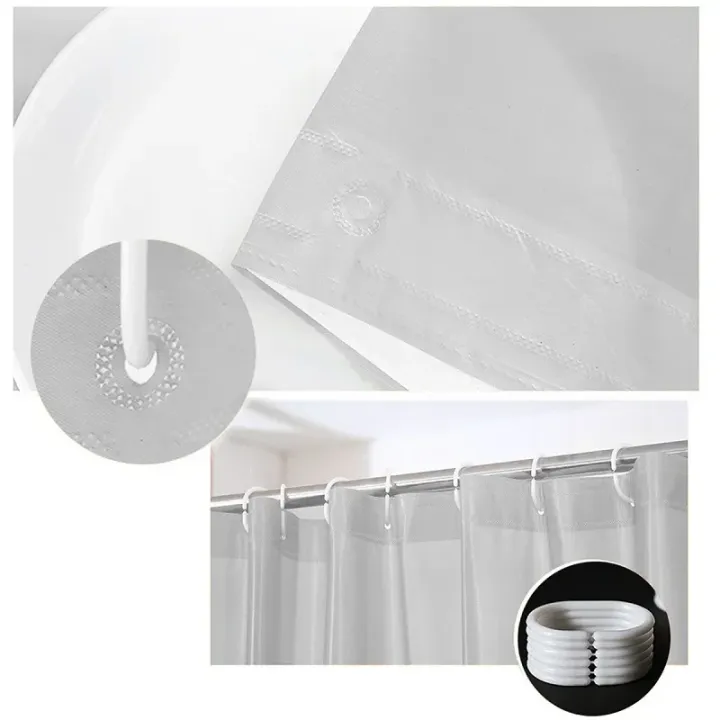 180x180cm%20PEVA%20Bathroom%20Shower%20Curtain%20with%20Hooks%20Waterproof%20%20Thickening%20Bath%20Curtain%20Home%20Shower%20Accessories%20-%20Image%205