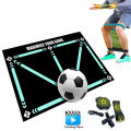 90cm Football Training Mat Durable Non Slip Foldable Kids Adults Dribble Training Mat Football Training Indoor Ourdoor Equipment.