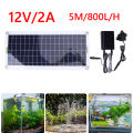 30W 800L/H DC 18V Low Noise Brushless Solar Water Pump Set for Garden Pool Pond Bird Bath Outdoor Waterfall Fountain Decoration. 
