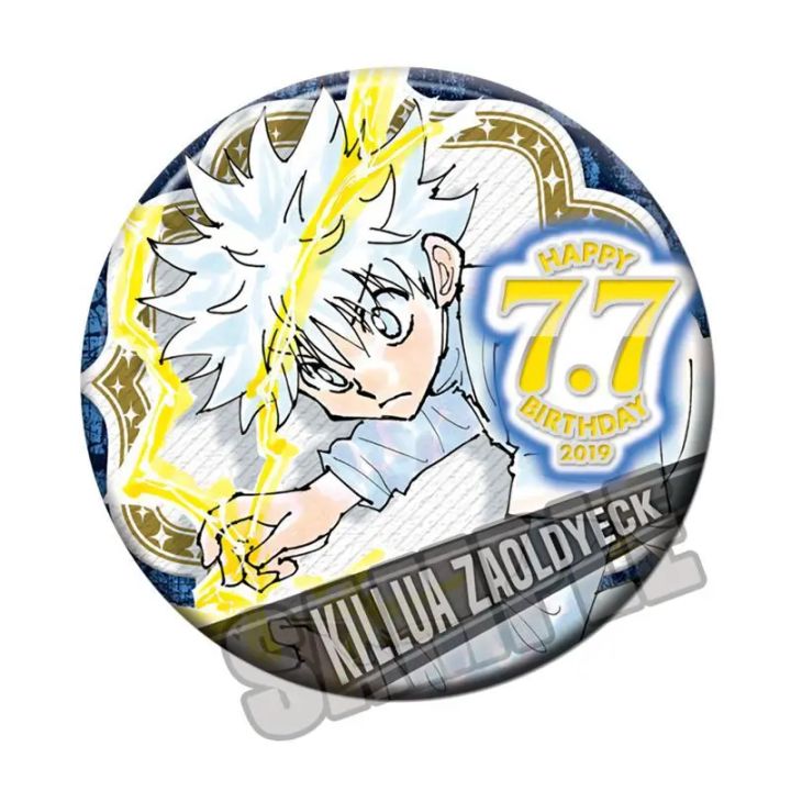 Hunter%20x%20Hunter%20Killua%20Zoldyck%20Cosplay%20Costume%20Number%2099%20Badge%20Halloween%20Christmas%20Party%20Cosplay%20Suit%20Shirt%20Short%20White%20Wig%20-%20Image%205
