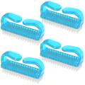 4pcs/Set Nail Art Tools Kit With Large Nail Polish Brush, Dust Brush, Cleaning Brush And Cuticle Pusher. 