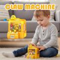 Mini Claw Machine Arcade Game for Kids - Cute Cartoon Desktop Candy Grabber & Capsule Toy Machine Parent-Child Interactive Toy. 