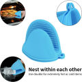 2 pcs Silicon pot holder - silicon oven mitts , heat resistant gloves , kitchen accessories anti slip baking mitts , silicon hot pot holders , best Kitchen tool. 