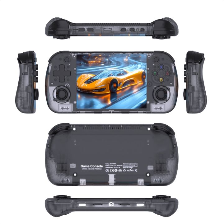 BOYHOM PRO MAX Handheld Retro Game Player 4.2" IPS Screen ArkOS Linux System 64GB Portable Video Game Console Kids
