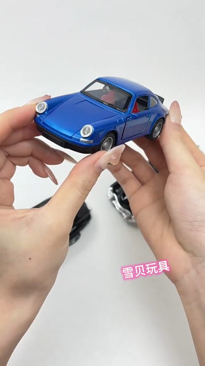 Diecast Car 1:36 Scale Porsche Classic Metal Body Collectible Toy with pullback for Boys Ages 3+ China Import | Doors Open | Detailed Interior