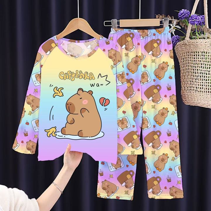 Full%20Sleeve%20Capybara%20Pajamas%20Sets%20Children%20Sleepwear%20Kids%20Pyjamas%20Boys%20Pjs%20Pijama%20Suits%20for%203%20to%2014Years%20Teenager%20Baby%20Clothes%20-%20Image%203