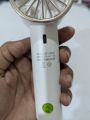 Portable DP-7648A Handheld High Speed Fan 2000mAh Rechargeable Battery 3 Speed Settings Personal Cooling Fan White Minimalist Body Design Ideal for Travel Camping Hiking Includes USB-C Fast Charging Interface and Desktop Stand.. 