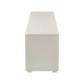 BM-MART TV Stand for TVs up to 60" Modern TV Console Table with LED Lights TV Cabinet, White. 