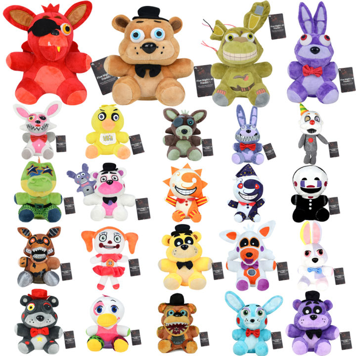Five Night At Freddy Fnaf Cute Plush Toys Game Doll 18CM Bonnie Bear Foxy Cartoon Stuffed Dolls Freddy Toys For Children s