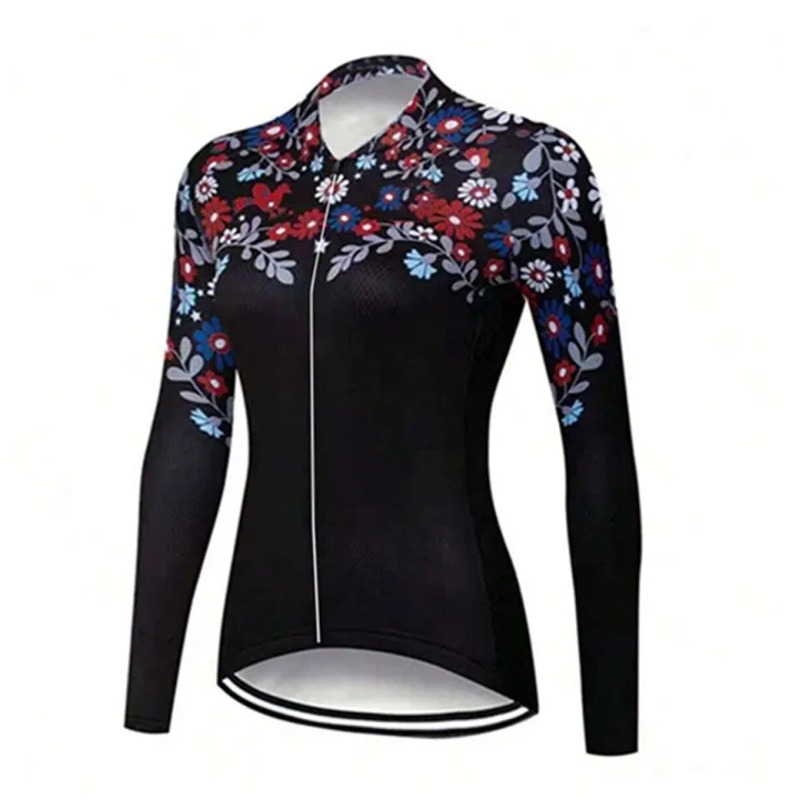 Cycling%20Jersey%20Women%20Long%20Sleeve,Bike%20Shirts%20for%20Women%20Biking%20Tops%20Breathable%20Cycle%20Jerseys%20with%203%20pockets%20-%20Image%204