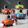 Kids car toy car model toy rocket shape plush astronaut strong durable 4 colors available. 