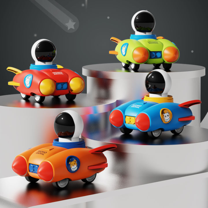 Kids%20car%20toy%20car%20model%20toy%20rocket%20shape%20plush%20astronaut%20strong%20durable%204%20colors%20available%20-%20Image%207