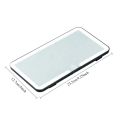 Car Interior Mirrors Sun Visor Plate LED HD Makeup Mirror for Girls Women Rechargeable Fill Light Universal Thin Vanity Mirror. 