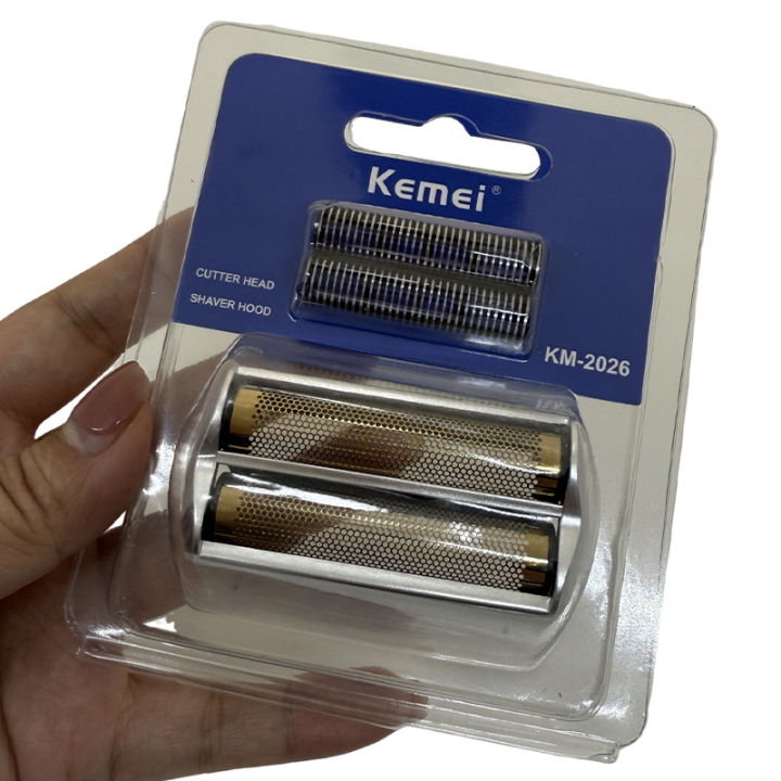 100%25%20Kemei%20Original%20Replacement%20Blades%20For%20KM-2026/2027%20Shaver%20Knife%20Head%20And%20Knife%20Net%20Mesh%20Shaving%20Accessories%20-%20Image%202