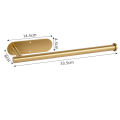 1/2PCS Kitchen Paper Towel Holder Toilet Paper Holder Adhesive Tissue Rack Napkin Dispenser Cabinet Storage Bathroom Accessories.