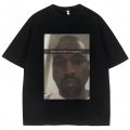 Kanye West funny meme Tshirt looks like Im laughingHumorous short sleeved retro oversized Tshirt suitable forwomen's street wear. 