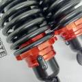 Threaded shock absorber, 250 mm long, with sticky-resistant charcoal adjustable. 