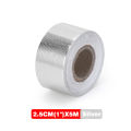 A Gold 2'' Thermal exhaust Tape Air Intake Heat Insulation Shield Wrap Reflective Heat Barrier Self Adhesive Engine 2 Inch 5/10M. 