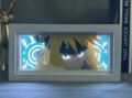 Anime 3d multilayer paper cut RGB lamp box for decoration. 