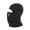 Breathable Black Cross Balaclava Full Face Ski Mask Perfect for Bicycle, Motorcycling, Hiking, Skiing Outdoor Sports Tool.