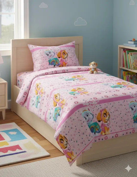 Pure%20Comfort,%20Every%20Night:%20100%25%20Cotton%20Single%20Bed%20Sheet%20for%20Kids%20Single%20Bedsheets%20Cartoon%20Printed%20Bedsheet%20-%20Image%204