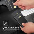 Rfid Anti Blocking ID Bank Credit Card Holder Men Thin Slim Mini Minimalist Wallets Luxury Metal Bank ID Cardholer Case Wallet. 