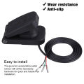 Electric Tricycle Throttle Gas Pedal Speed Control Accelerators Brake Foot Universal Black Plastic Boat Parts Accessory.